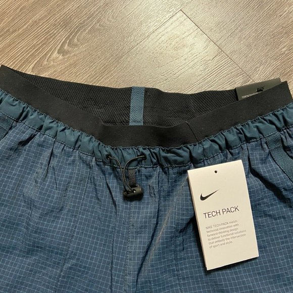 Nike NSW Sportswear Men's Air Tech Pack Woven 2 In 1 Shorts Blue CU3754-031 NEW - Picture 12 of 15